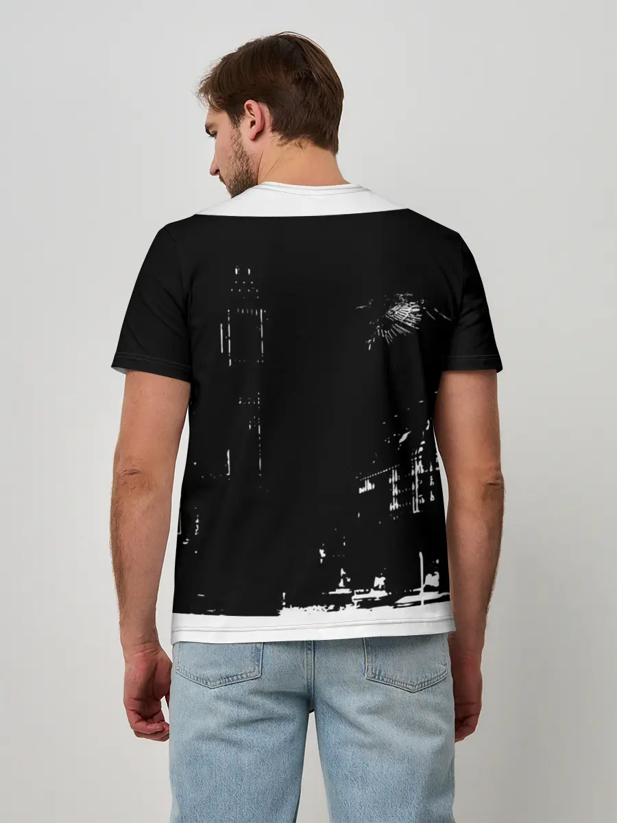 Мужская базовая футболка / город