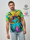 Мужская базовая футболка / Психоделика