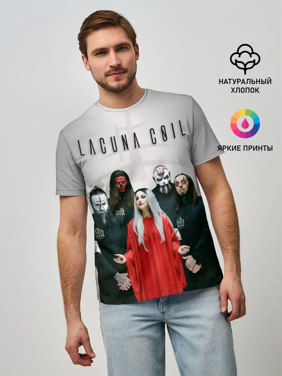 Мужская базовая футболка / Lacuna Coil