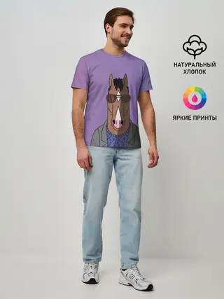 Мужская базовая футболка / БоДжек