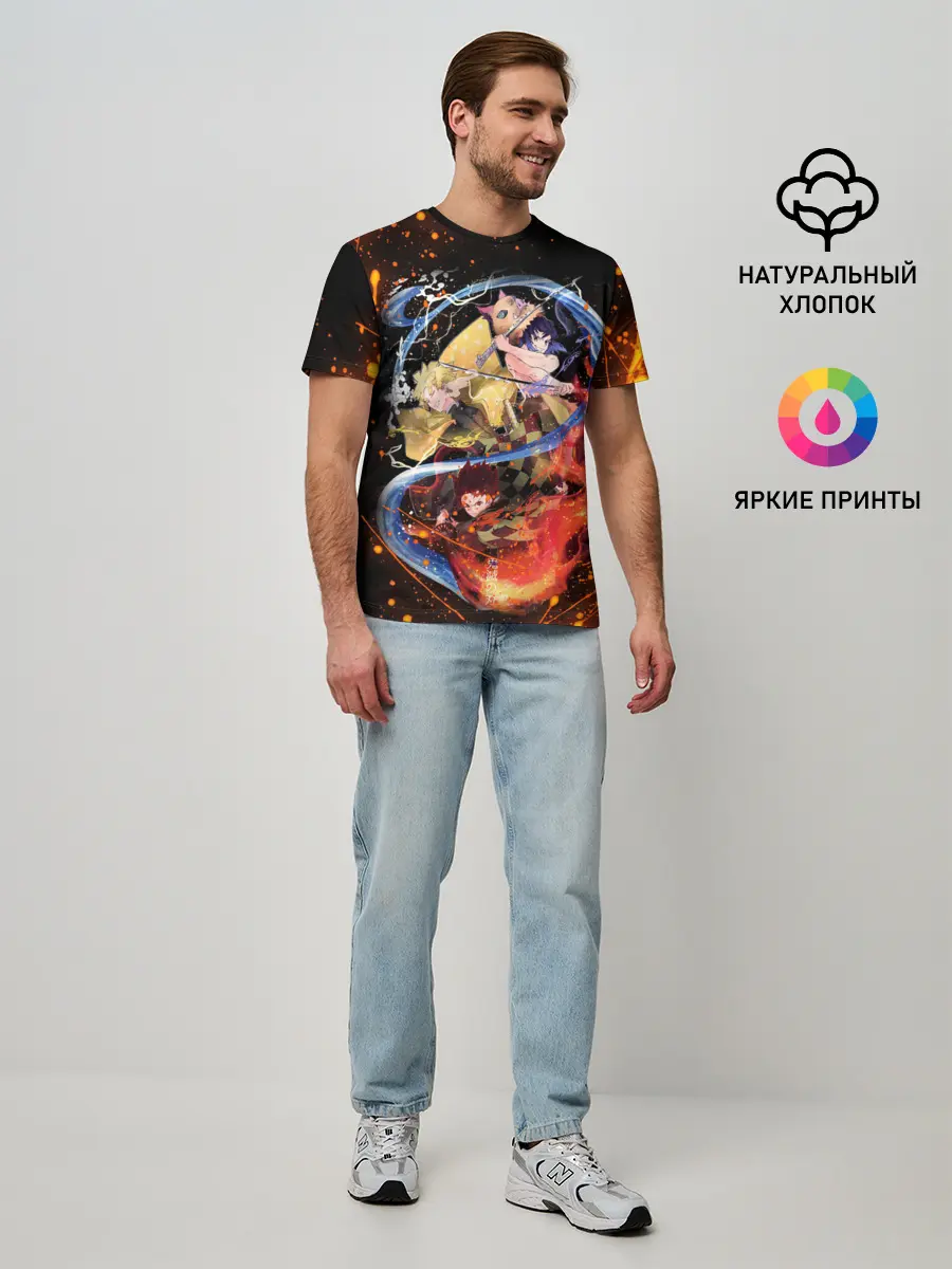 Мужская базовая футболка / Убийца демонов