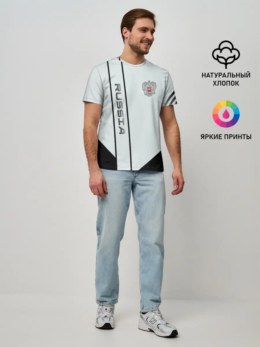 Мужская базовая футболка / Russia