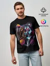 Мужская базовая футболка / RETRO CYBER BEAR
