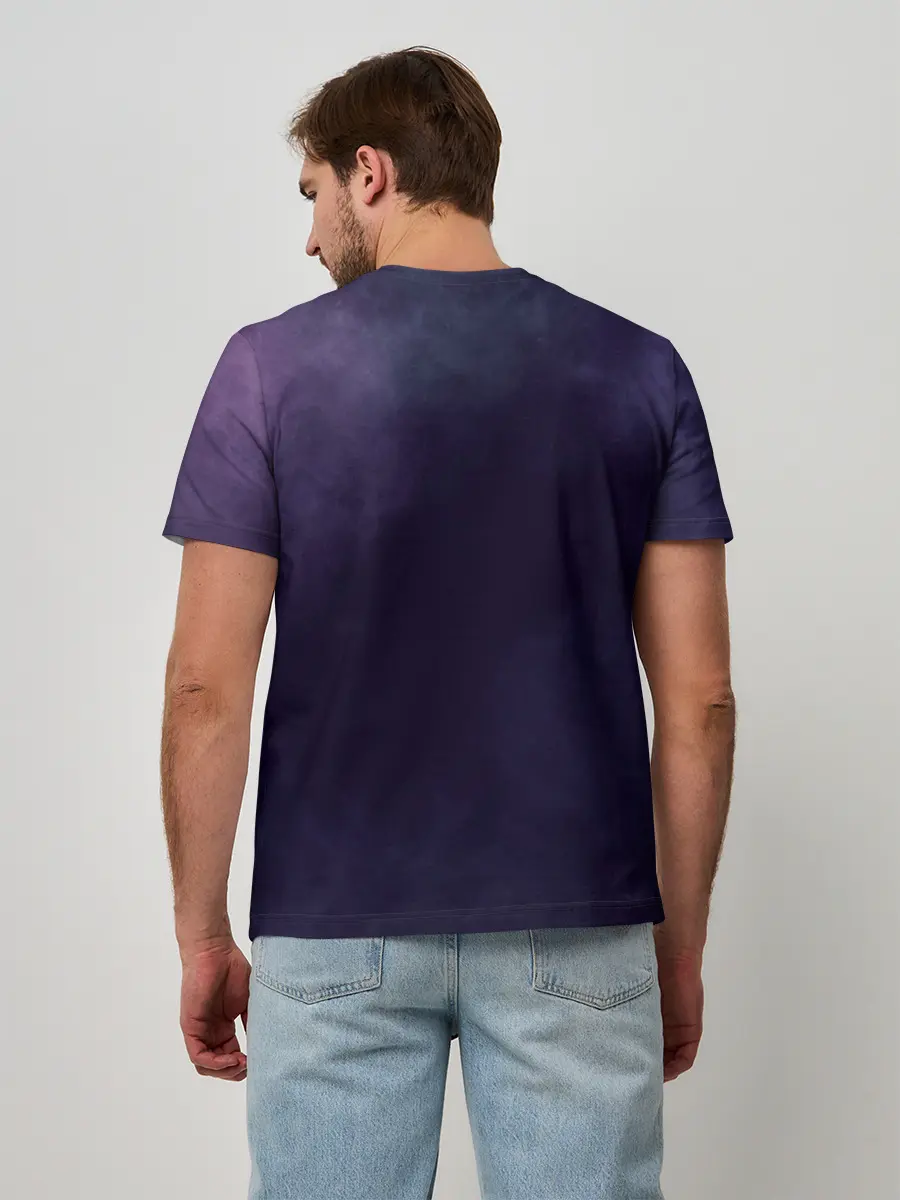 Мужская базовая футболка / Space Lion