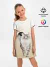 Детское платье / Пушистый котик реалистичный