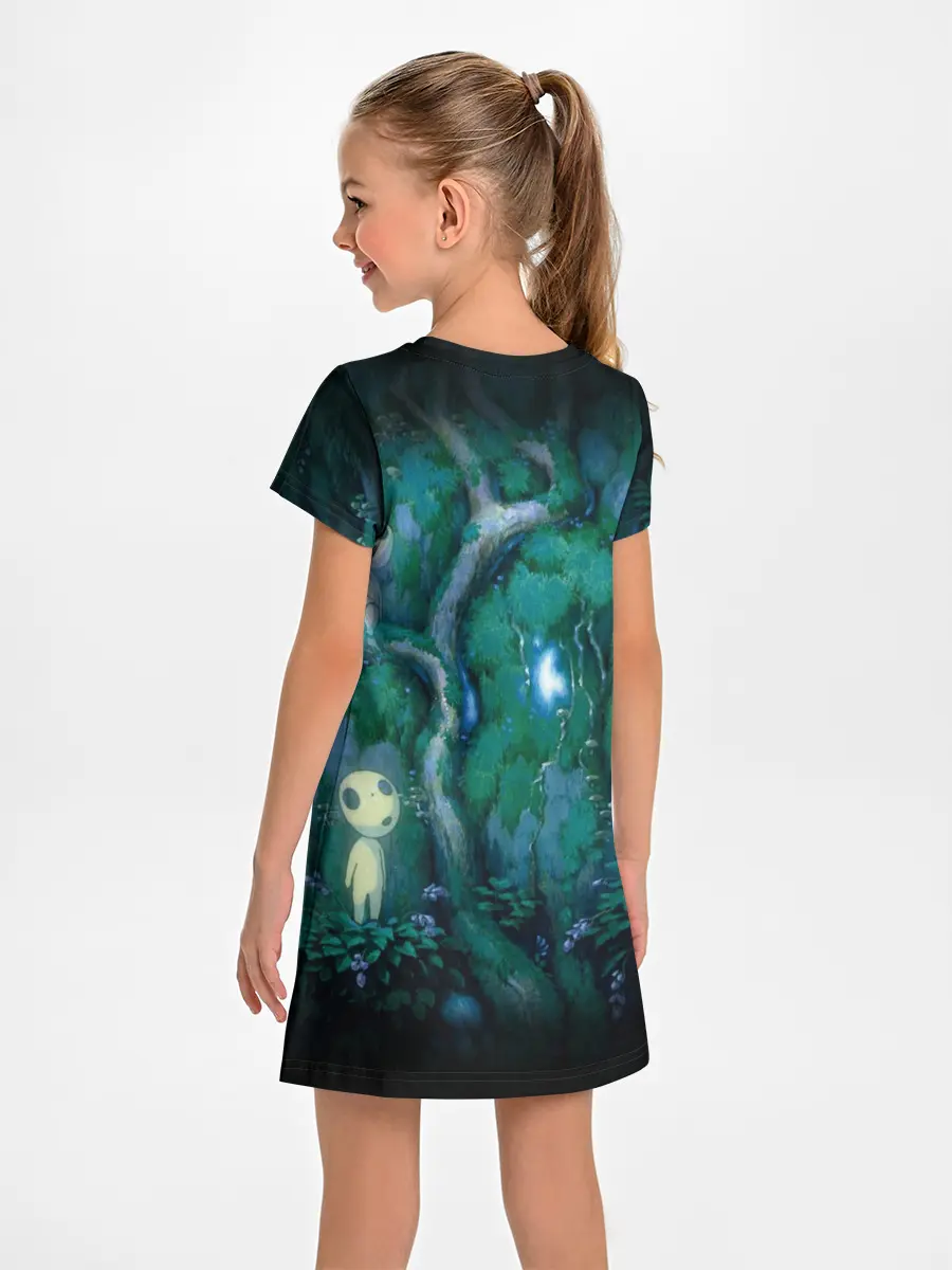 Детское платье / принцесса Мононоке_5