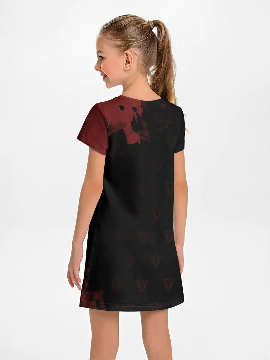 Детское платье / Чёрный клевер Аста с мечом