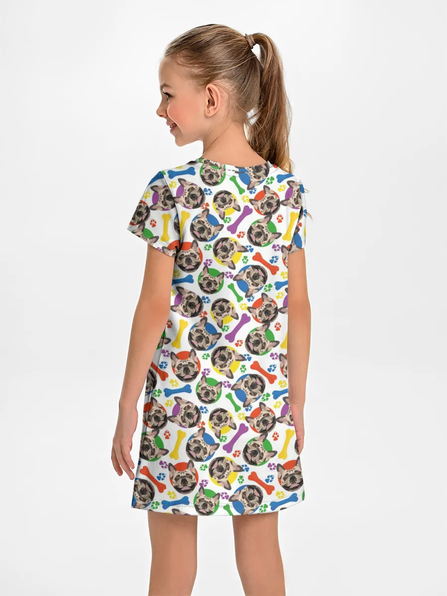Детское платье / Французский Бульдог