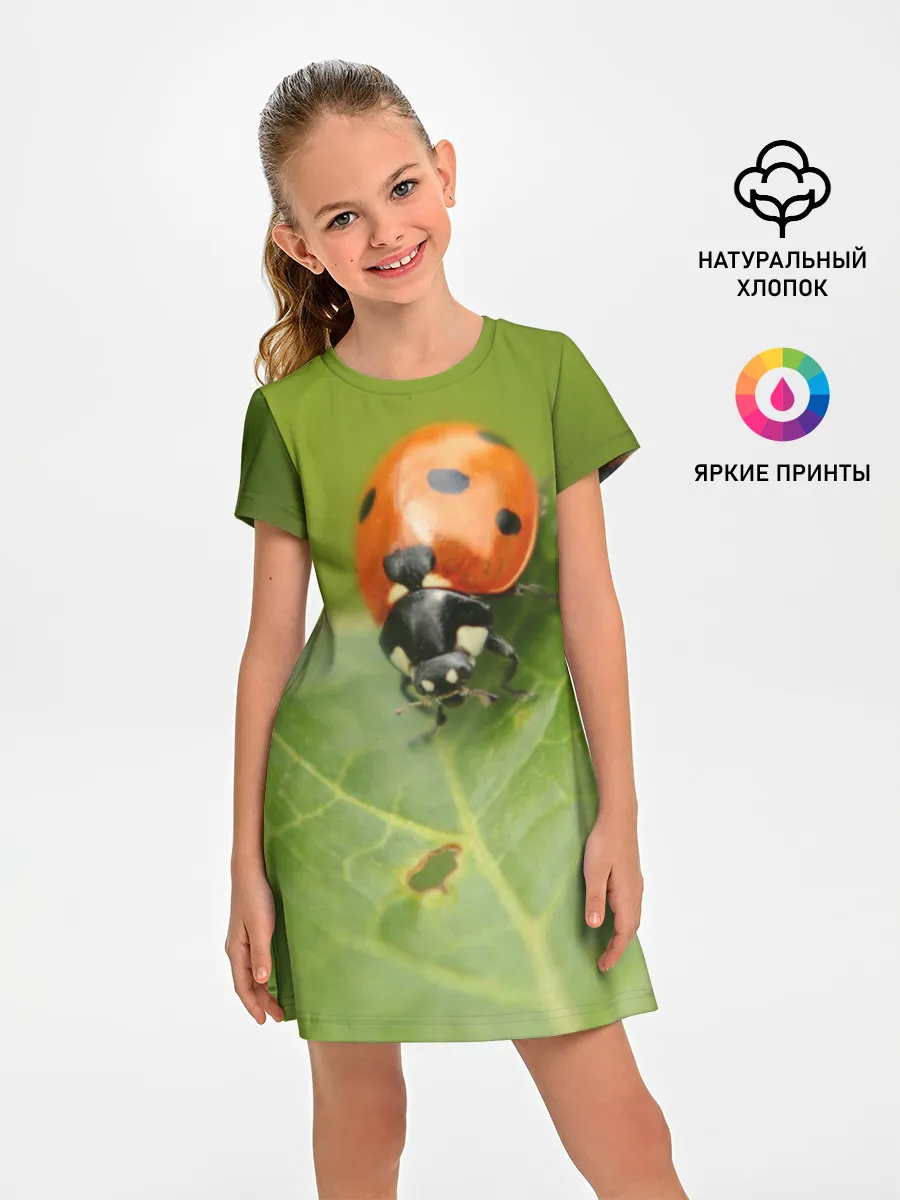 Детское платье / Божья коровка