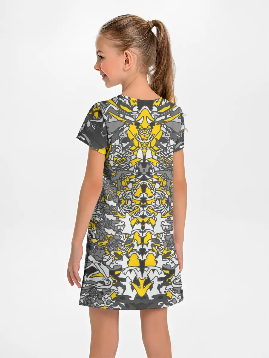 Детское платье / Жёлтый каменный дракон