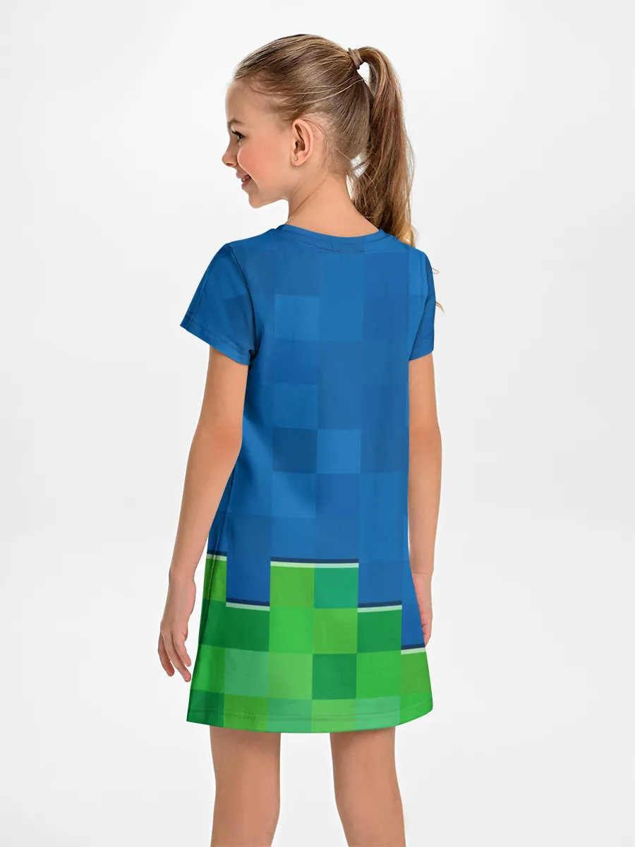 Детское платье / Minecraft / Майнкрафт