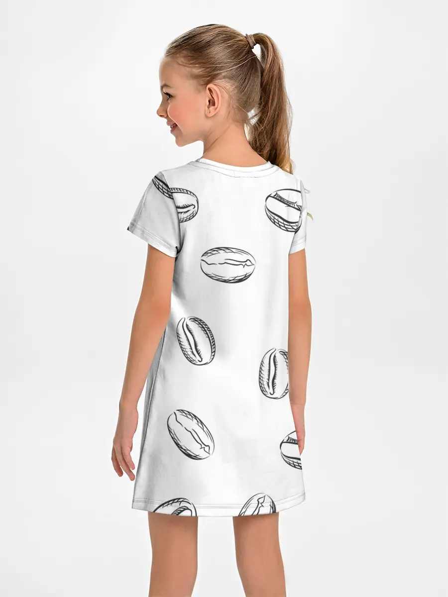 Детское платье / Кофейные зёрна