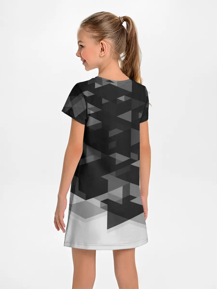 Детское платье / Mercedes sport geometry