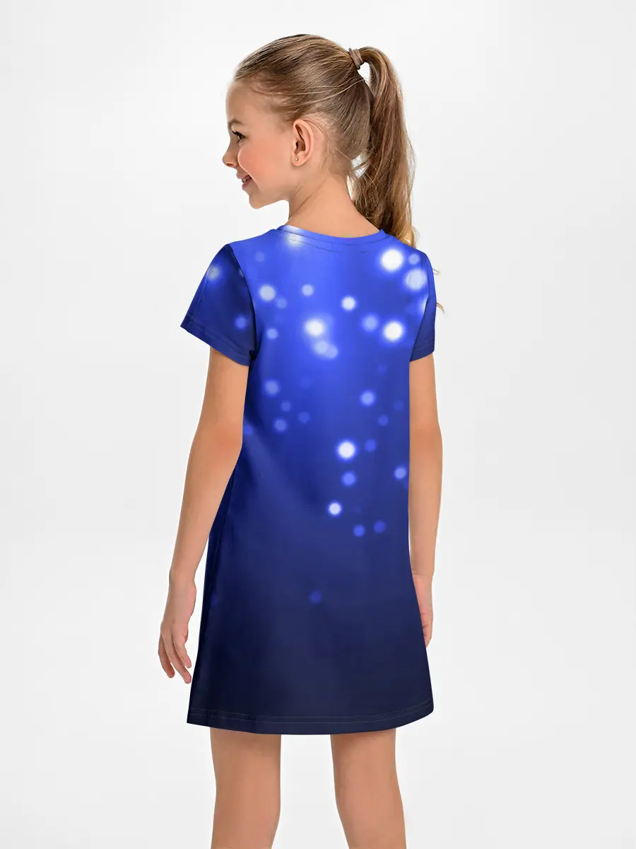 Детское платье / Неоновый тигр