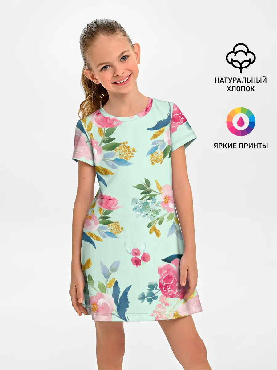 Детское платье / Цветы