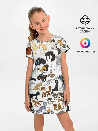 Детское платье / Котоколлаж 03