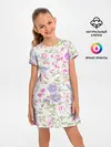 Детское платье / Яркие весенние цветы