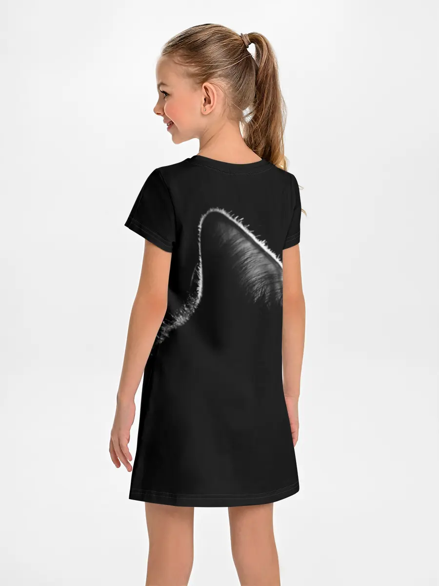 Детское платье / Чёрный кот