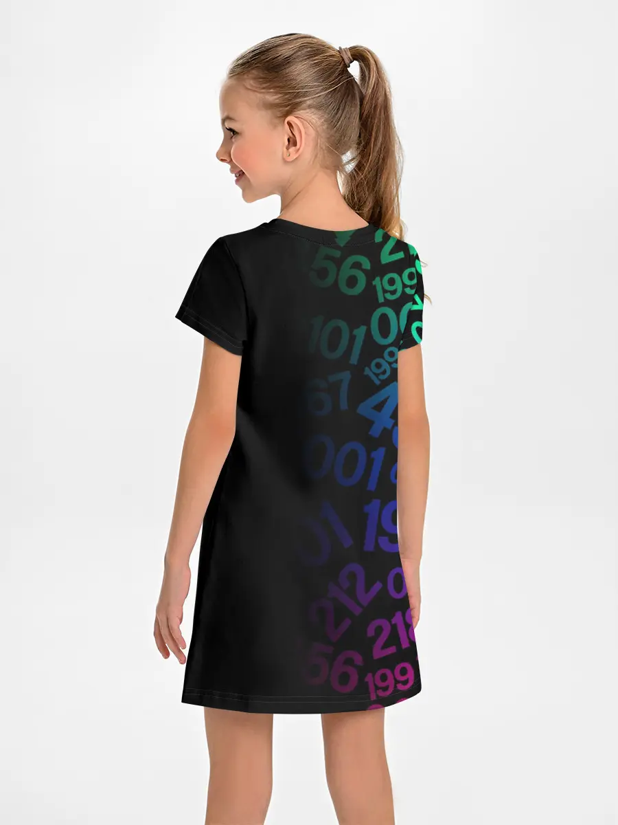 Детское платье / ИГРА В КАЛЬМАРА / SQUID GAME / КУКЛА / УЗОР