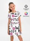 Детское платье / LOGO PATTERN | SQUID GAME