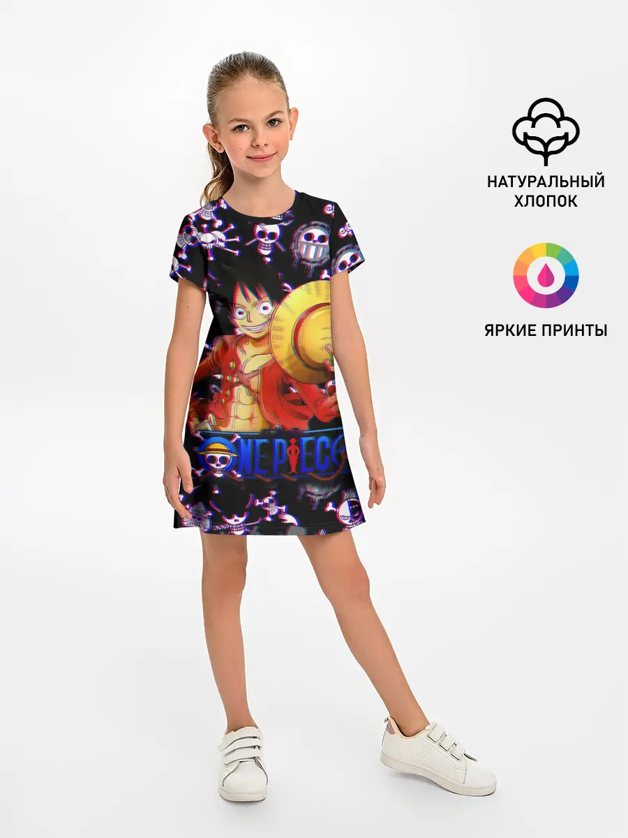 Детское платье / Луффи One Piece | Glitch