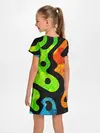 Детское платье / Разноцветные Кляксы Фигуры