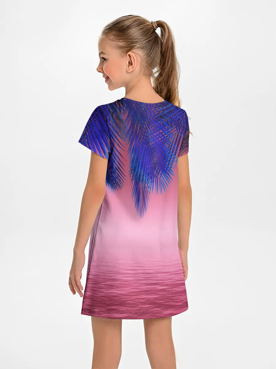Детское платье / Неоновые Тропики