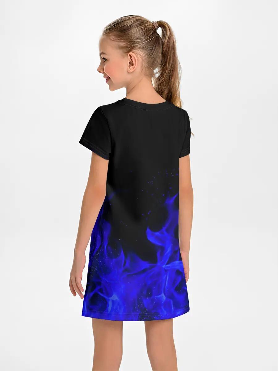 Детское платье / Синий Огонь