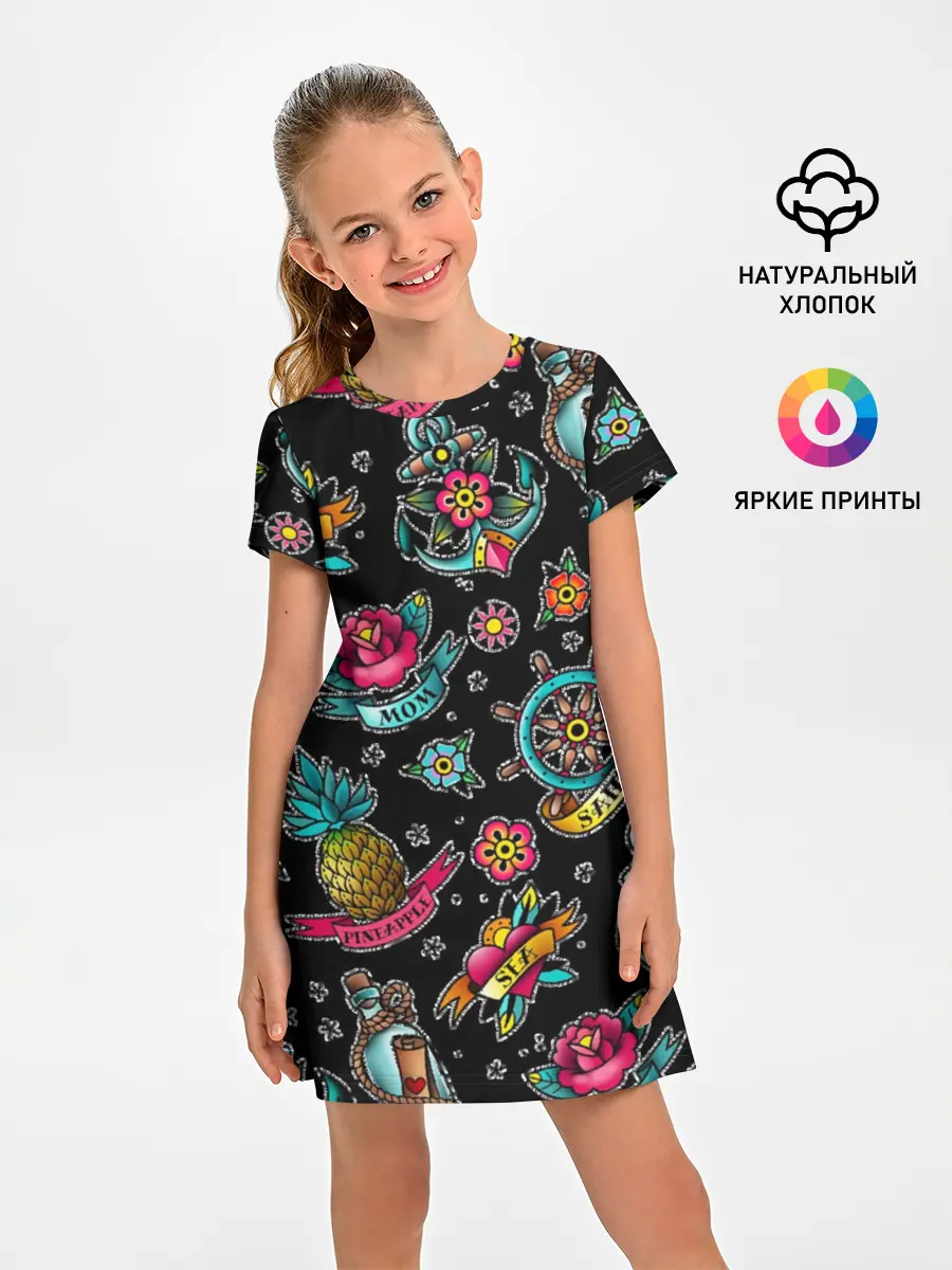 Детское платье / Old school Sailor