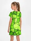 Детское платье / Зеленая мозаика