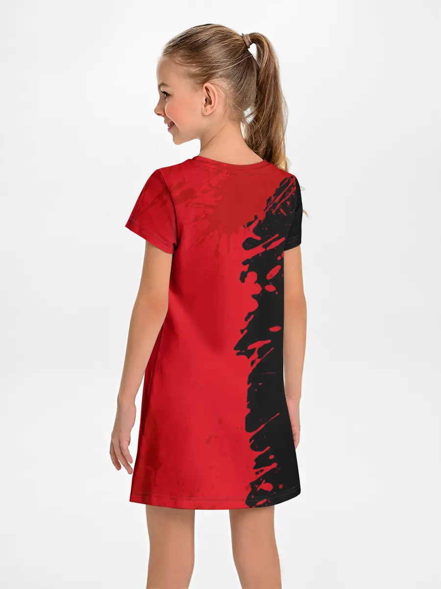 Детское платье / Goblin Slayer red and black