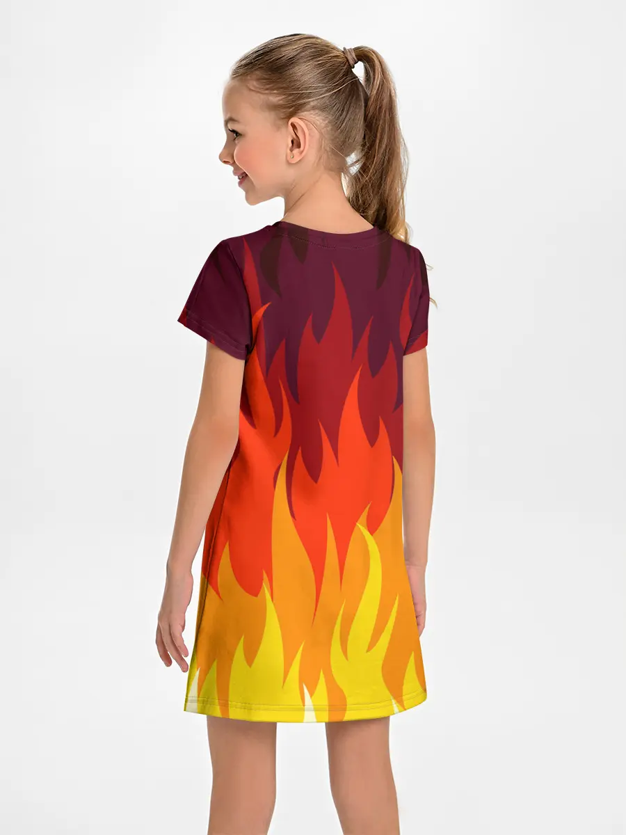 Детское платье / Меха скелет | Steampunk Fire