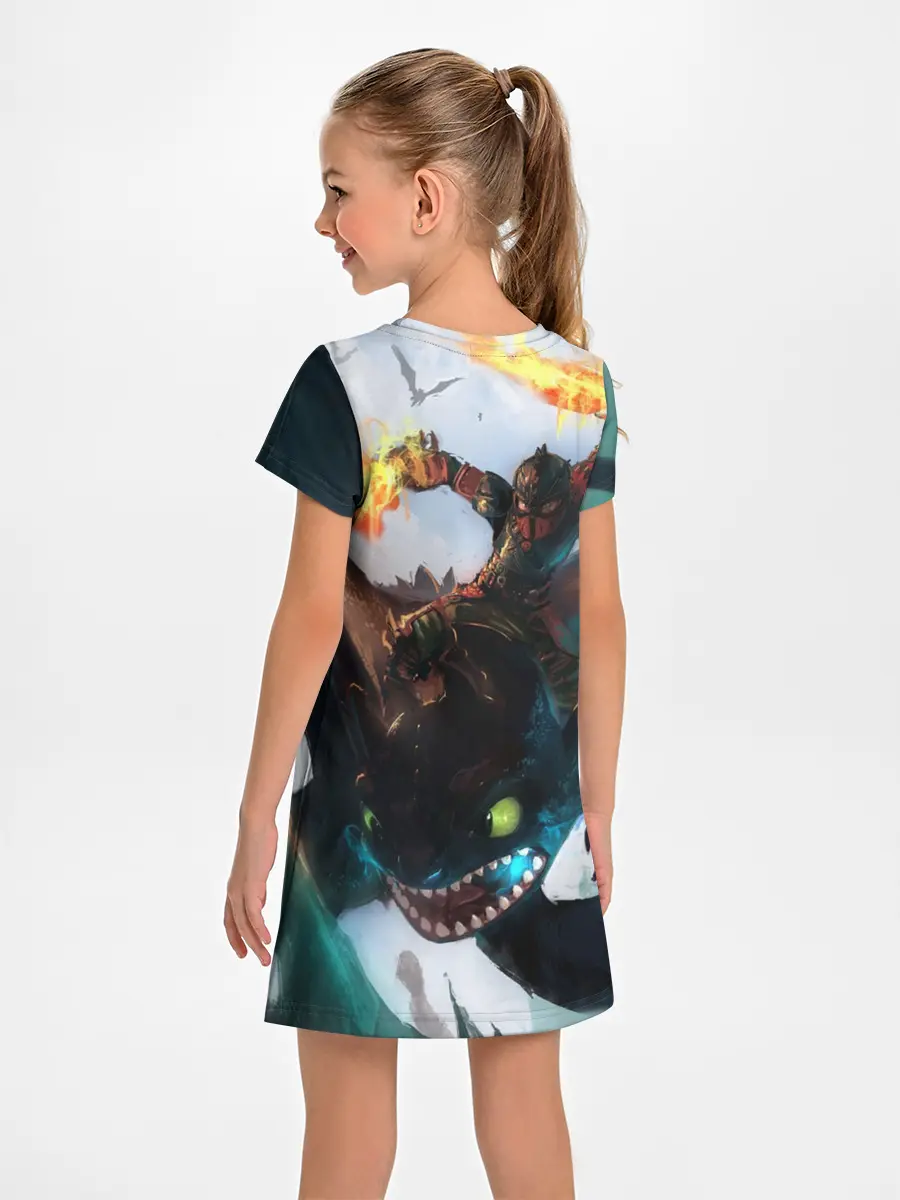 Детское платье / как приручить дракона