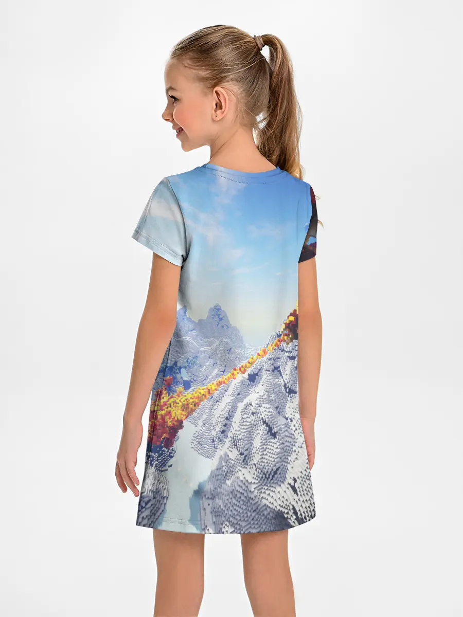 Детское платье / MINECRAFT