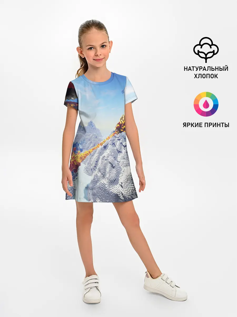 Детское платье / MINECRAFT