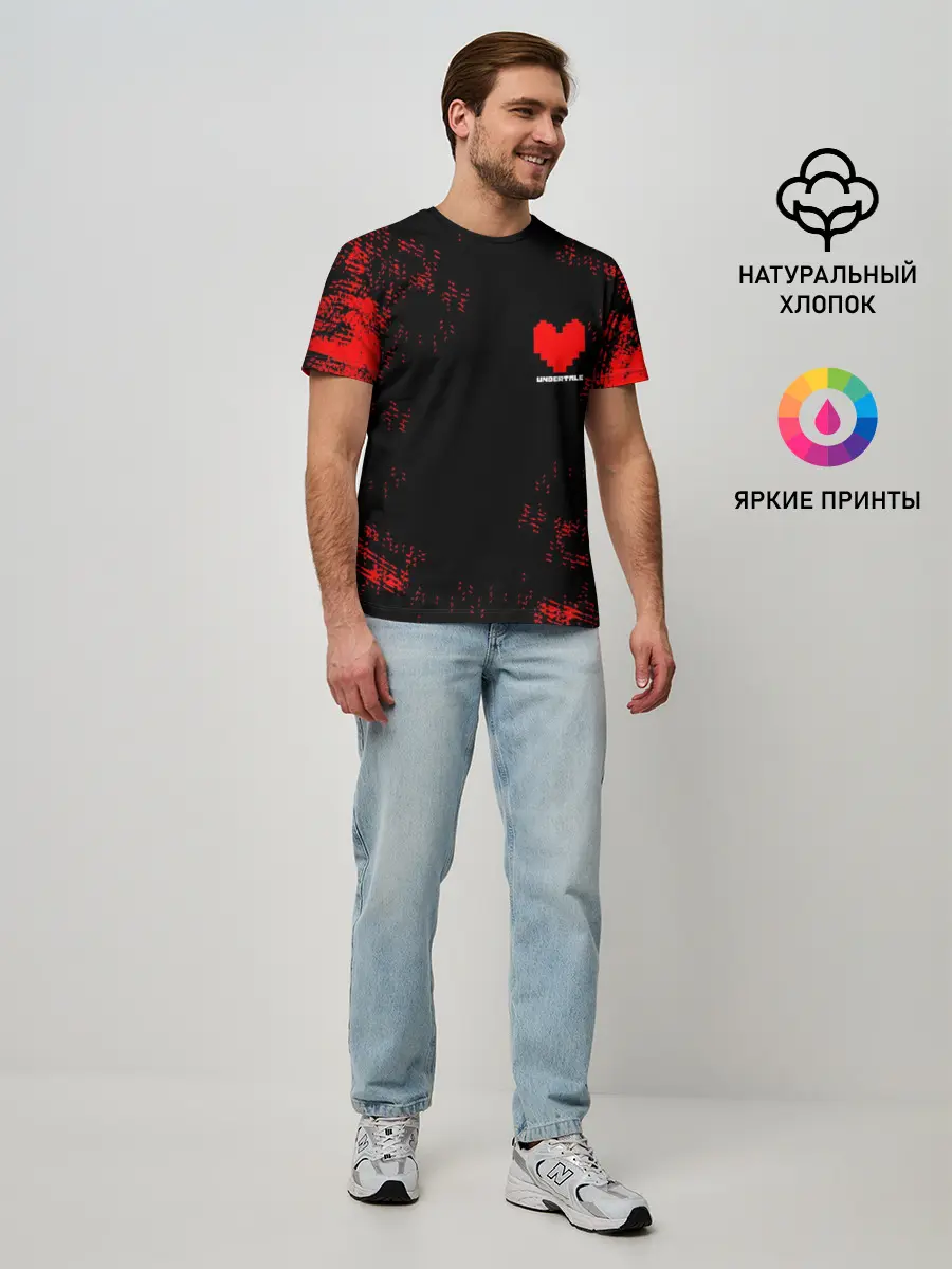 Мужская базовая футболка / UNDERTALE