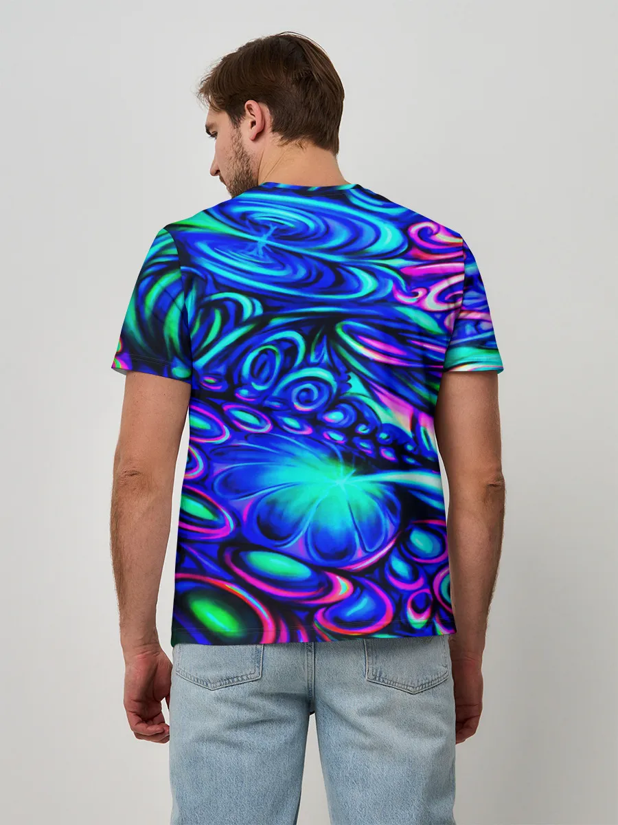 Мужская базовая футболка / PSY NEON