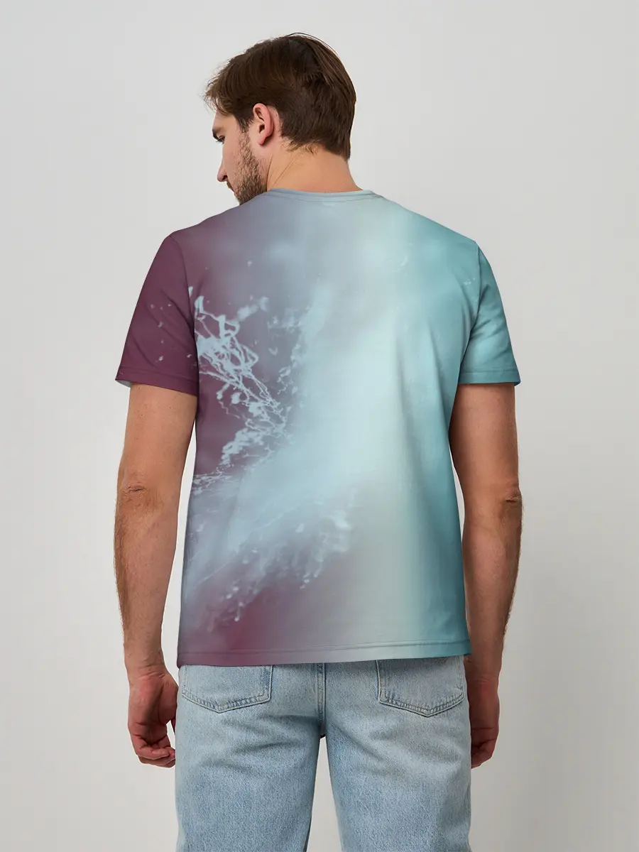 Мужская базовая футболка / Cyberpunk 2077 | Джонни и Порш