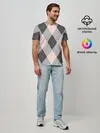 Мужская базовая футболка / Шотландка | Tartan