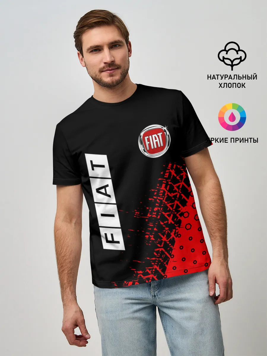 Мужская базовая футболка / FIAT / Фиат