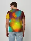 Мужская базовая футболка / Цветные блики