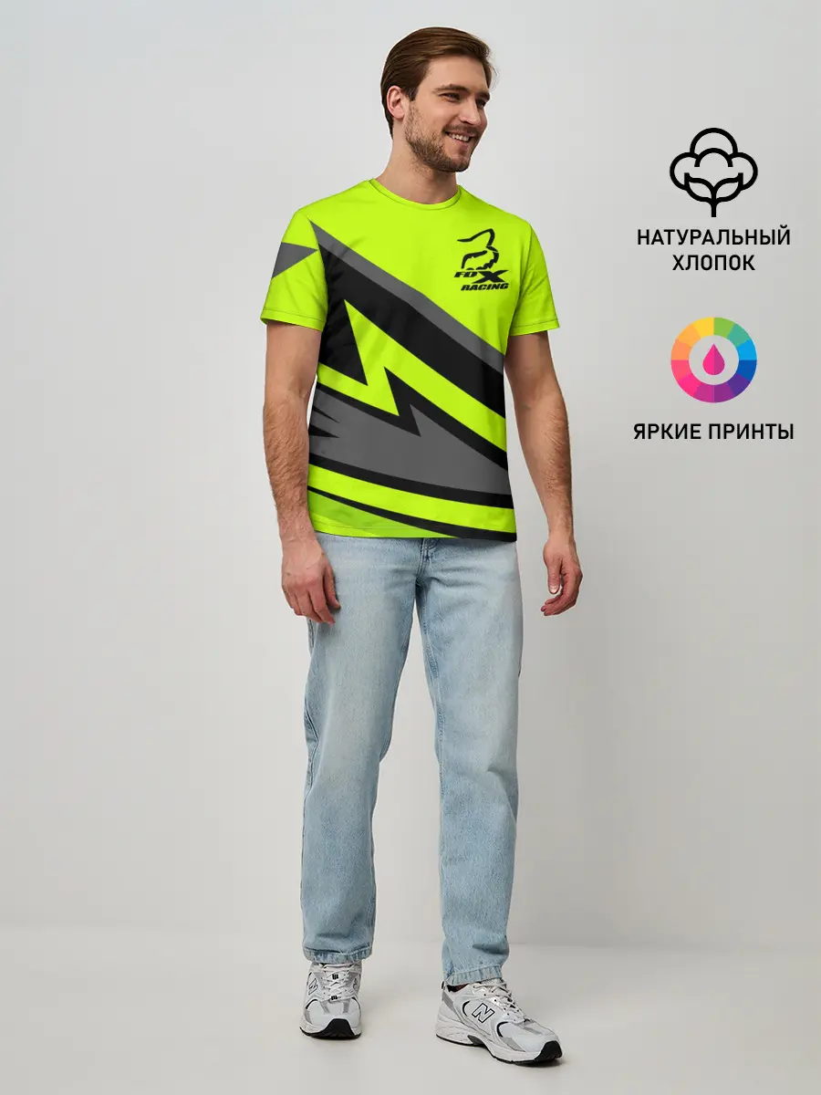 Мужская базовая футболка / Форма для мотокросса FOX