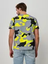 Мужская базовая футболка / Yellow camouflage