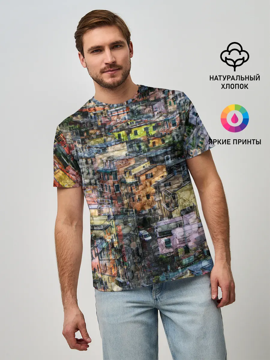 Мужская базовая футболка / ГОРОДОК