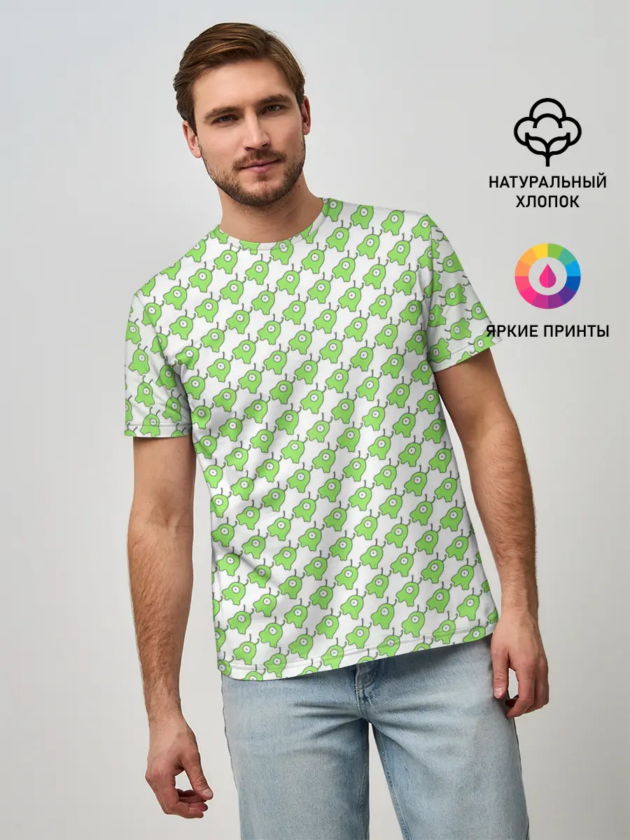 Мужская базовая футболка / Мозговые слизни