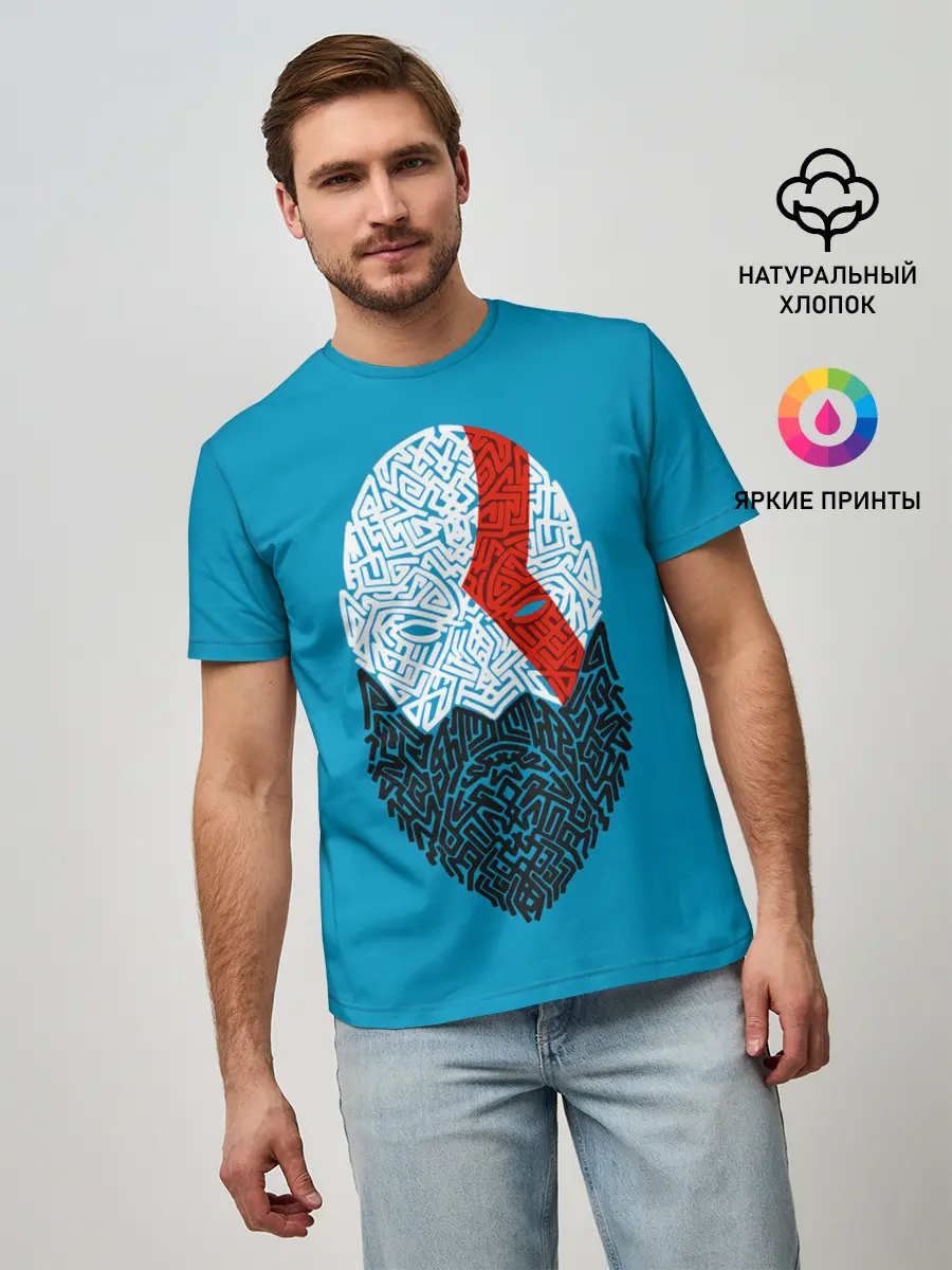 Мужская базовая футболка / Бог войны