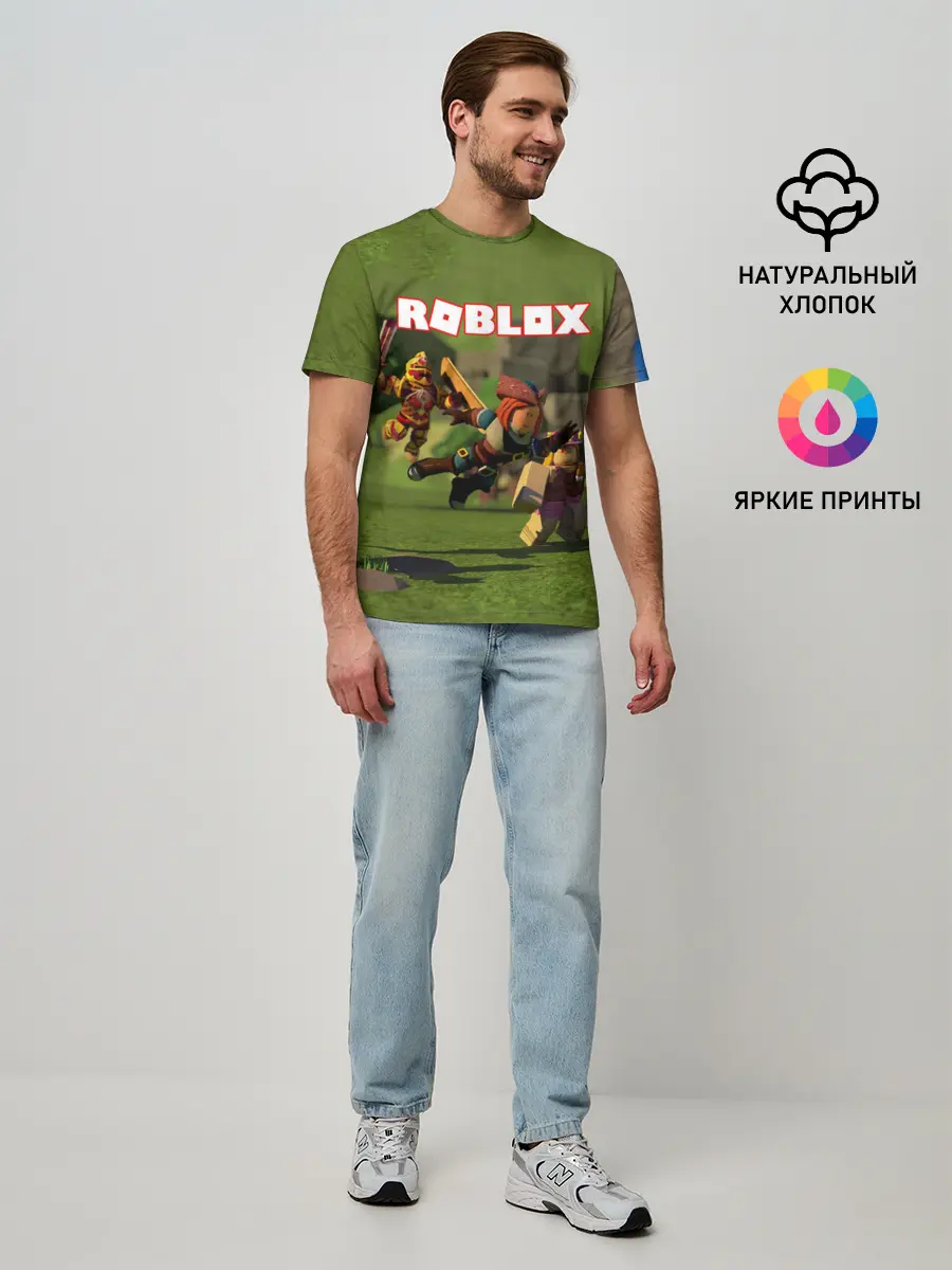 Мужская базовая футболка / ROBLOX