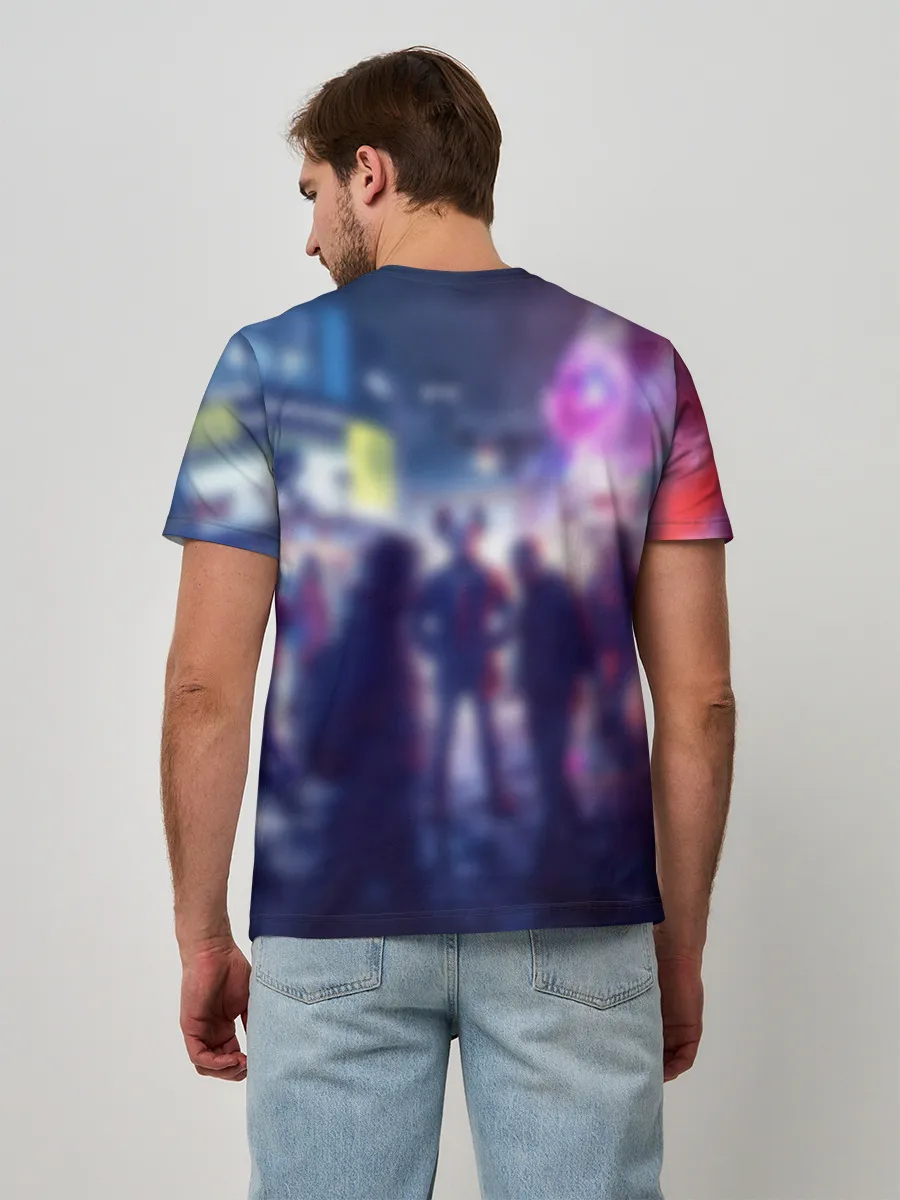 Мужская базовая футболка / Маска Watch dogs