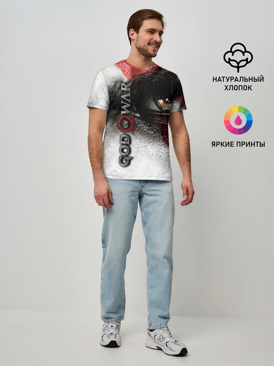 Мужская базовая футболка / God of War