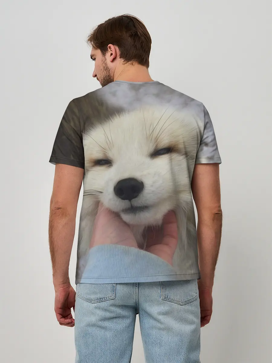 Мужская базовая футболка / Лисенок